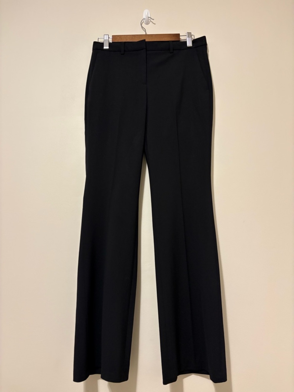 Theory Pants black Classic Tailored Fit Size 4 Wool - Picture 3 of 11